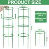 Tomato Plant Support, 100-Piece Adjustable Trellis Set for Tomatoes and Cucumbers view 2