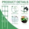 Tomato Plant Support, 100-Piece Adjustable Trellis Set for Tomatoes and Cucumbers view 3
