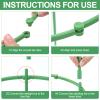 Tomato Plant Support, 100-Piece Adjustable Trellis Set for Tomatoes and Cucumbers view 4