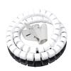 Spiral Cable Sleeve, 5 m, 42 mm Inner Diameter, White view 1