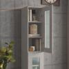 CIADAZ Wall Cabinet, Concrete Gray, 34.5 x 34 x 90 cm view 4