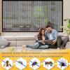ZHZFSH Window Insect Screen, Mosquito Net, Black, 85 x 140 cm view 2