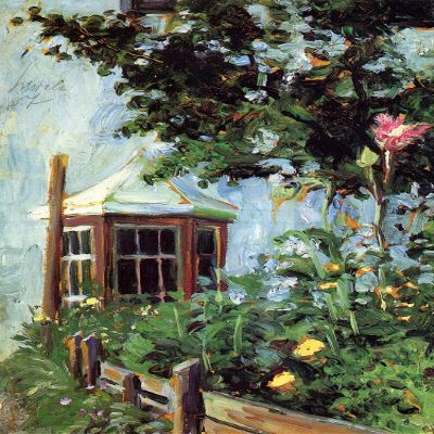 DTAUPREB Paint by Numbers Kit for Beginners, Egon Schiele House with Bay Window in Garden
