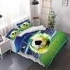 Gegeryozer Football Duvet Cover Set, 200 x 200 cm, Kids, 3D Football Pattern (F03) view 2