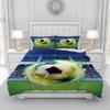 Gegeryozer Football Duvet Cover Set, 200 x 200 cm, Kids, 3D Football Pattern (F03) view 3