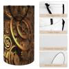 NQLYUT Large Freestanding Laundry Hamper with Steampunk Gears, Collapsible view 4