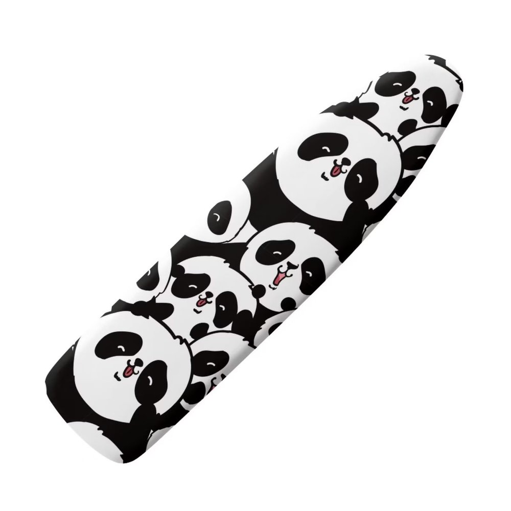 SEANATIVE Ironing Board Cover and Pad, Extra Thick, Durable, Padded, Panda Print, Nonstick, Stain-Resistant