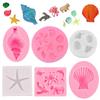 Asudaro 3D Ocean Animal Silicone Baking Molds view 1
