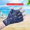 JTLB Swim Gloves, Improve Upper-Body Strength and Propulsion in Water, Nylon, Blue, S view 3