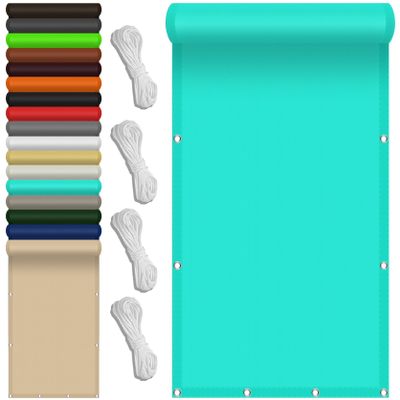 XUEQXUE Shade Sail 1.8 x 3.2 m, Sky Blue