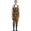 XZLZMYP Men's and Women's Chest Waders with Boots, Chest Pocket, Adjustable Straps, Nylon, Waterproof, Slip-Resistant, C, 45 view 1