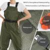 XZLZMYP Men's and Women's Chest Waders with Boots, Chest Pocket, Adjustable Straps, Nylon, Waterproof, Slip-Resistant, C, 45 view 3