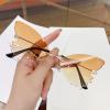 Vintage Butterfly Frameless Festival Sunglasses view 2