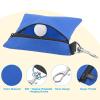 PATIKIL Golf Tee Bags with Zippers, 6.7 x 5.5 in, 3-Pack, with Clips, Blue/Red/Black view 3
