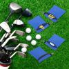 PATIKIL Golf Tee Bags with Zippers, 6.7 x 5.5 in, 3-Pack, with Clips, Blue/Red/Black view 4