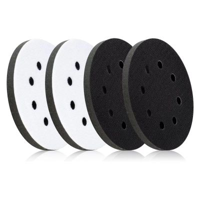 4-Piece 125 mm Foam Sanding Pads for Random Orbital Sanders
