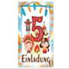 Limonia 12 Invitations for a 5th Birthday Party, Unisex Kids' Design, with Envelopes, Gift Bags, Stickers, Bookmarks, Notepads & Tic-Tac-Toe Games view 3