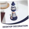 Vaguelly Mediterranean Lighthouse Desktop Ornament view 4