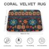 Washable Area Rug with Colorful Knit Pattern, Absorbent and Non-Slip view 2