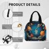 YKUDBN Space Rocket Astronaut Insulated Lunch Bag view 4