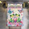 PAZZK Frog 3D Bedding Set, Double, 200 x 200 cm view 2
