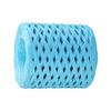 1 Roll Natural Raffia Paper Ribbon, Blue view 1