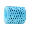 1 Roll Natural Raffia Paper Ribbon, Blue view 2
