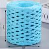 1 Roll Natural Raffia Paper Ribbon, Blue view 4
