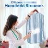 Easy Care Sunshine 15s Heat-Up Mini Travel Garment Steamer, Rechargeable Portable Clothes Steamer, Blue view 2