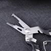 DHWEKU Stainless Steel Fishing Pliers with Coiled Lanyard view 4