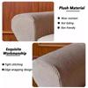 XXIUDEE Washable Sofa Armrest Covers, Stretch Fabric, Arm Caps, 6-Pack, Dark Blue view 4