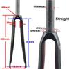 Full-Carbon 700C Road Bike Rigid Fork, C-Brake, 1-1/8" Threadless view 2