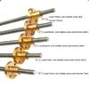 T6 Stainless Steel Trapezoidal Lead Screw with Copper Nut, 6 mm, 1/2 mm Pitch view 2