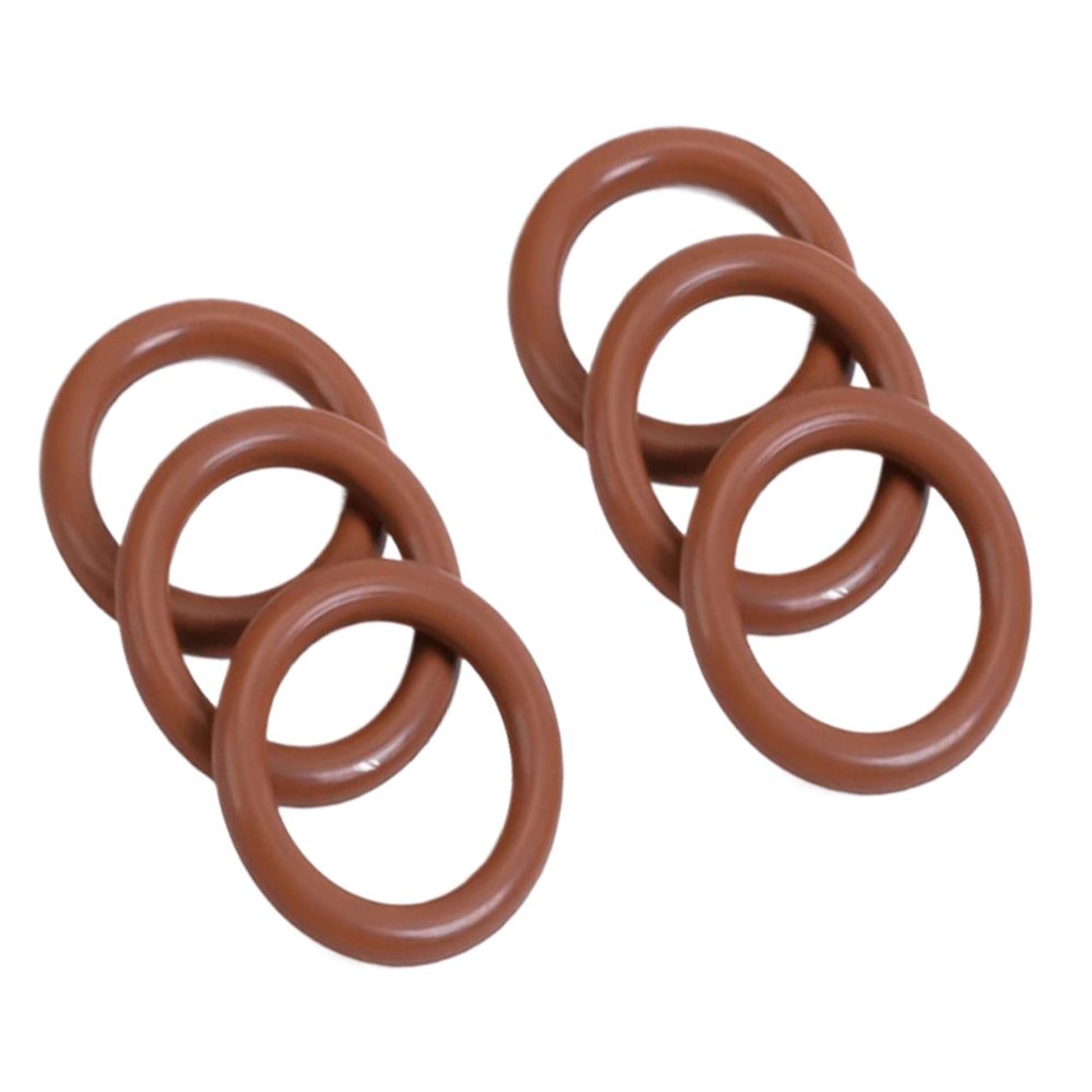 FKM O-Rings, 37 mm OD, 32.2 mm ID, 2.4 mm Cross-Section, Brown, Pack of 10