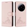 PU Leather Wallet Case for Xiaomi 13 Ultra with RFID Blocking, Kickstand, Magnetic Flip Cover, Pink view 1