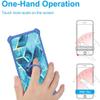 Aroepurt Case for Sony Xperia 10 VI, PC + Silicone Stand, with 9H HD Screen Protector view 4