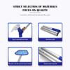 Pool Skimmer Pole, 55-Inch Premium Aluminum Telescoping Pole, Adjustable for Skimmers, Vacuum Heads and Brushes (338, 4 Poles) view 3