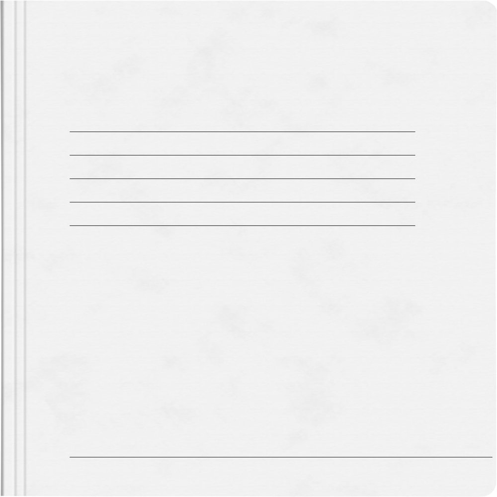 Papiertiger Cardboard Report Covers for School and Office, White, 14-Pack