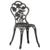 HEFZGDB Bistro Chairs 2-Piece Set, Bronze Cast Aluminum view 2
