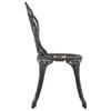 HEFZGDB Bistro Chairs 2-Piece Set, Bronze Cast Aluminum view 4