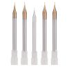 Pangyoo HRC60 4 mm Shank 2-Flute Coated Micro End Mill, R0.2 × 4D × 50L view 4