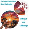 1,000-Piece Round Elephant Puzzle for Adults and Kids Ages 12+ view 4