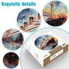 1,000-Piece Round Titanic Watercolor Puzzle for Adults, 26.6 x 26.6 in view 3
