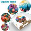 1000-Piece Puzzle for Adults, Rocky Mountain Columbia Creative Round Puzzle for Adults and Families, Cardboard Puzzle, Great Gift, 67.5 x 67.5 cm view 3