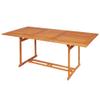 WEMYUFURN 9-Piece Solid Teak Wood Outdoor Dining Set view 3