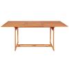 WEMYUFURN 9-Piece Solid Teak Wood Outdoor Dining Set view 4