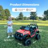 Hikiddo 12V Ride-On Car for Kids Ages 3+ with Remote Control view 3
