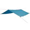 Homgoday Waterproof Outdoor Tarp, Blue, 360 x 294 cm, Rainproof Coated Camping Groundsheet for Cot, Ground and Beach, Height 1 view 2