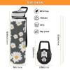 KLL Sports Water Bottle with Straw Lid, Leakproof, BPA-Free, 907 ml, Daisy Design view 3