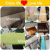 Green Corduroy Bench Cushion with Ties, 70 x 55 cm view 2